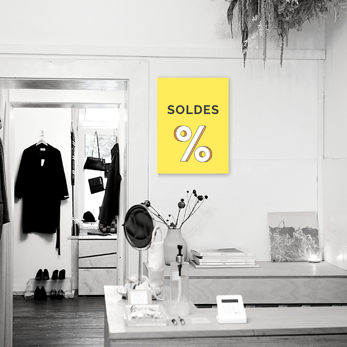 Soldes - affiche